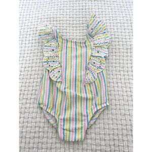 Little Me Colorful Stripes Swimsuit